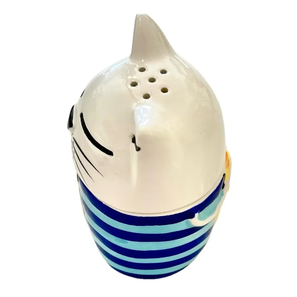 Romero Britto Cat Stacking Salt & Pepper Shakers Collectible Artist Decor